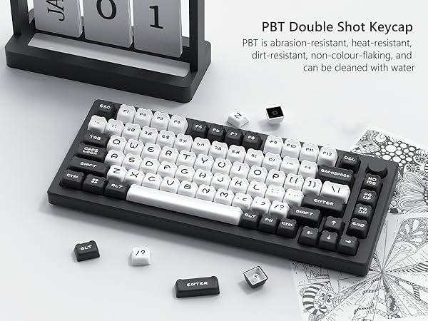 PBT Keycaps 75 Percent