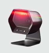 NetumScan Automatic 1D 2D Desktop Barcode Scanner, 1M CMOS Sensor Omnidirectional Hands-Free USB ...