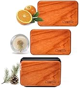 Car Air Freshener - Wood Air Freshener - Car Odor Eliminator for Visor Clip-Variety Scent Refill,...