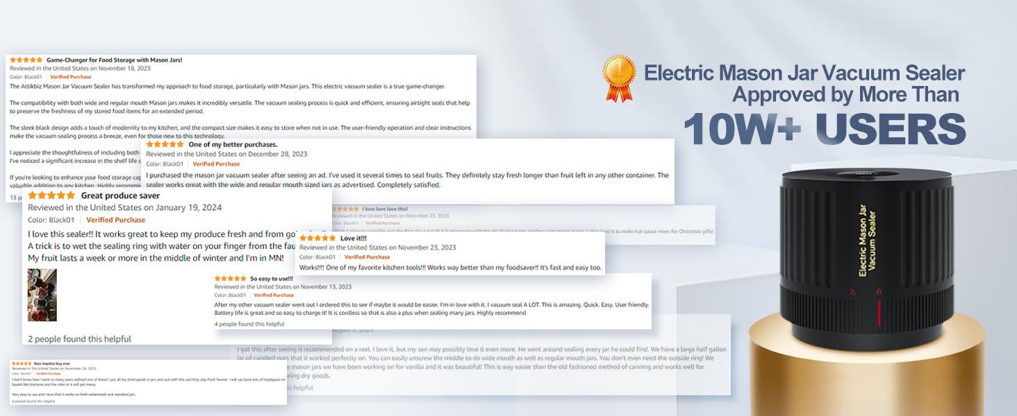 Vacuum Sealer for Jars