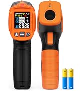 3 in 1 Digital Infrared Thermometer Gun with High/Low Alarm POROMETISTO | -58~1472°F Laser Temp G...