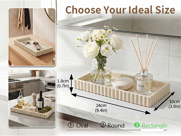 decorative tray for bathroom