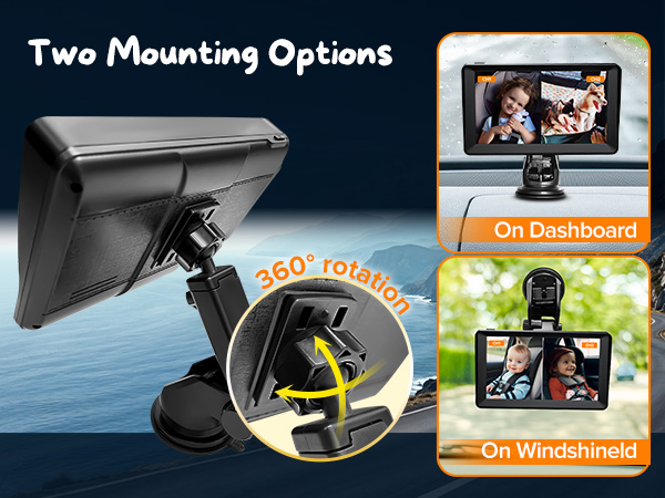 two installation baby monitor