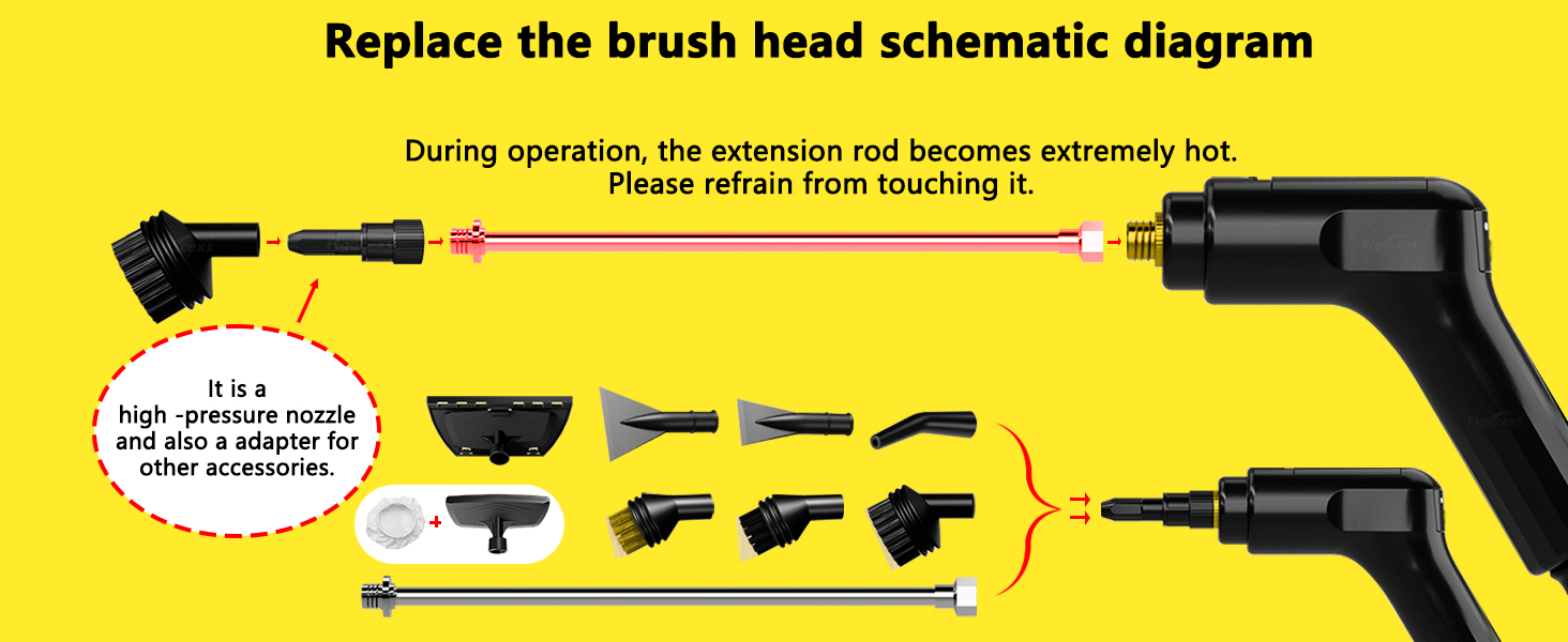 car steam cleaner for auto detailing