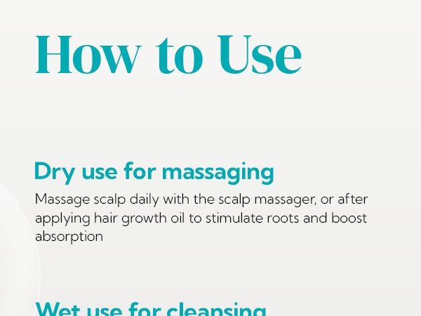 Scalp Massager Scalp Scrubber Shampoo Brush