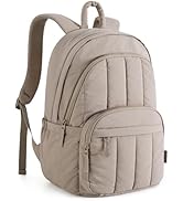 BAGSMAT Womens Backpack Travel Laptop Backpack for Women, Quilted College Laptop Bookbag, Work Ba...