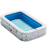 QPAU Kiddie Pool – 65" x 39" Inflatable Pool for Kids &amp; Toddlers, Ball Pit &amp; Baby Pool with Soft ...