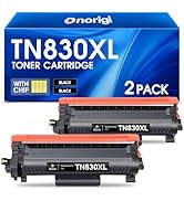 Onorigi TN830XL Toner Cartridge Replacement for Brother TN830XL TN830 XL Toner Work for Brother H...