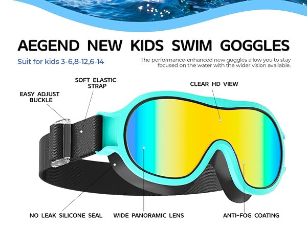 swim goggles for kids anti fog