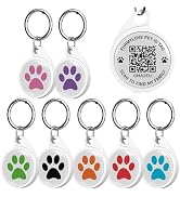 FURMYLOVE QR Code Dog Tag - Pet ID Tags - Waterproof Dog ID Tag - Customizable Free Pet Online Pr...