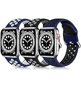Lerobo 3 Pack Compatible with Apple Watch Ultra Band 49mm 42mm 44mm 45mm 41mm 40mm 38mm Sport Ban...