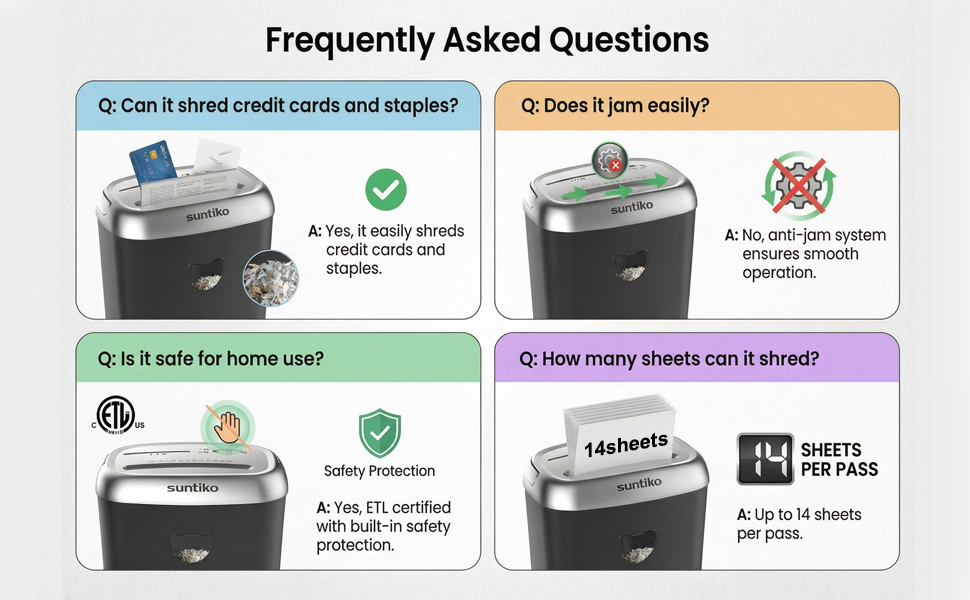 reliable paper shredder with safety protection for home and office document disposal