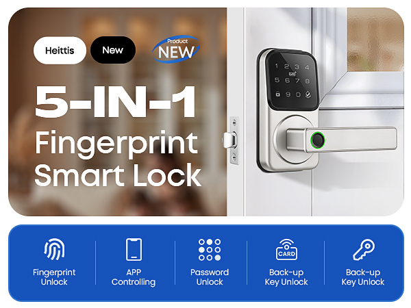 Smart Door Lock with Handle