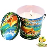 Novalunae Citronella Candles Outdoor Large, 21.2oz 120H Citronella Candles, Non Toxic Soy Outdoor...