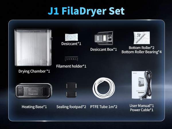 filament dryer box filament dehydrator high temp filament dryer