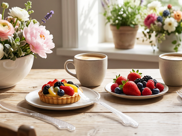 Clear Plastic Tableware
