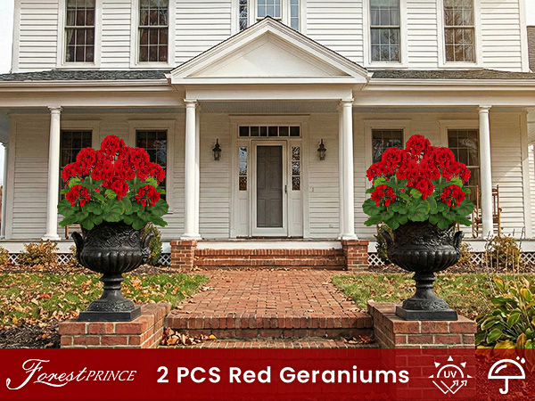Artificial Geraniums