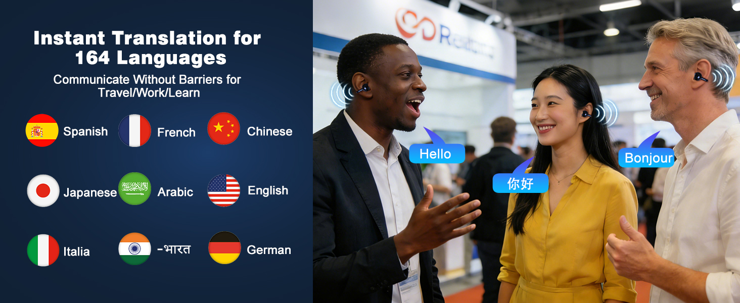 ai translation earbuds real time