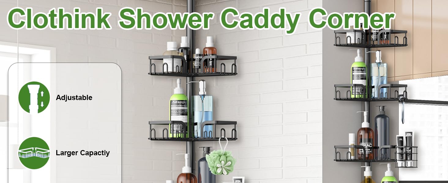 corner shower caddy