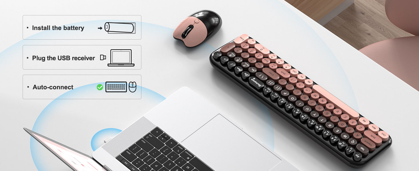 Wireless Keyboard and Mouse