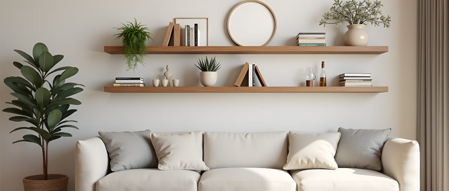 floating shelves