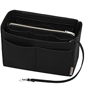 Purse Organizer Insert, Felt Bag organizer with zipper, Handbag &amp; Tote Shaper, For Speedy Neverfu...