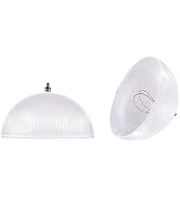 Aspen Creative 28007-75-2, Clip-on Dome Shade for A-Type Bulb Indoor Location Light Fixtures/Clea...