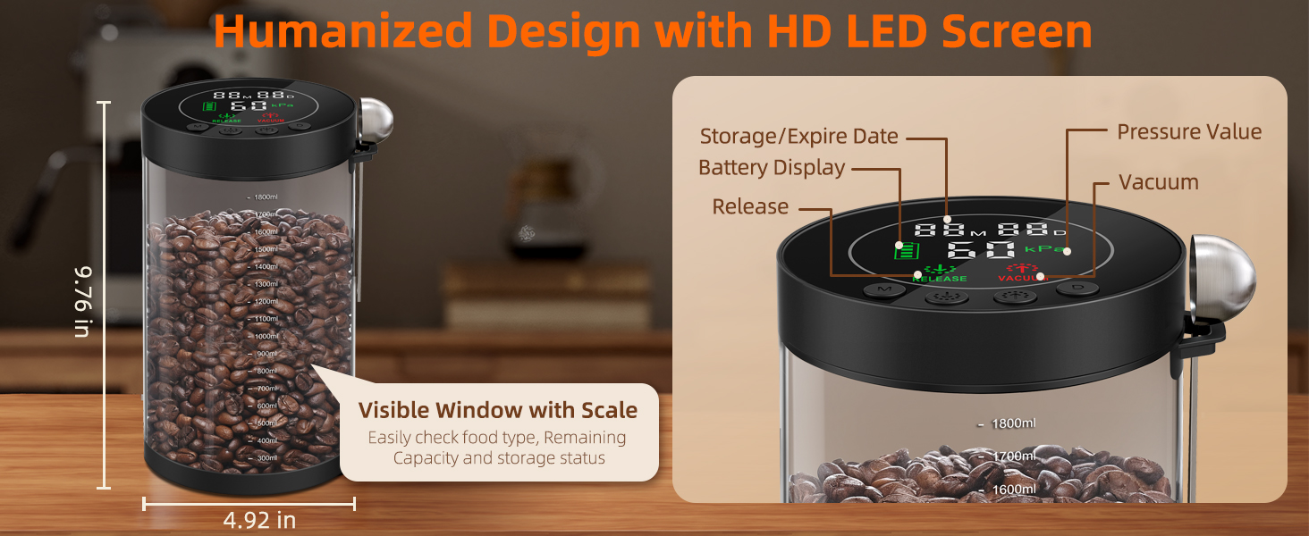 airtight coffee canister