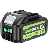 Robustrue High Capacity 4.0Ah Battery for Impact Wrench, Long-Lasting Performance, Perfect Compat...
