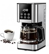 10 Cup Programmable Coffee Maker, Regular &amp; Strong Brew Drip Coffee Machine | Pause &amp; Serve, Keep...
