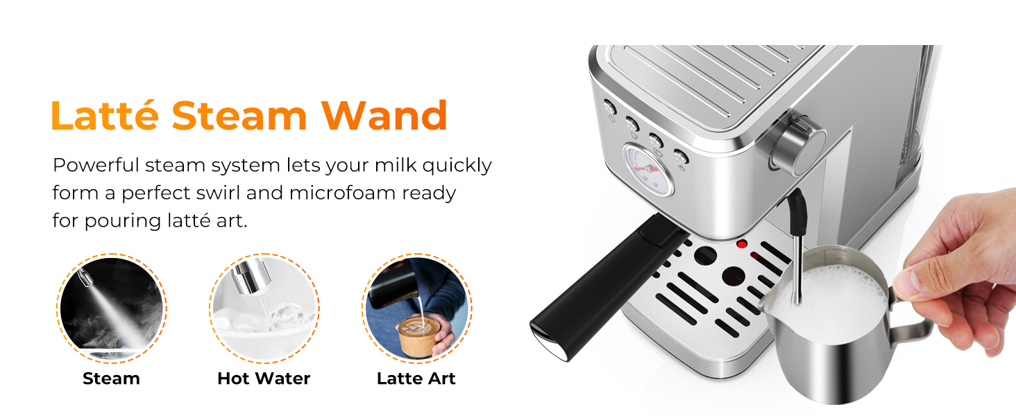 Latté Steam Wand