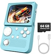 R36T Retro Game Console, Handheld Game Console with 3.5in IPS HD Screen, Video Game Consoles Supp...
