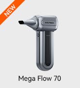 WOLFBOX MF70 Compressed Air Duster-110000 RPM Electric Air Duster with Extended Runtime, 3-Speed ...