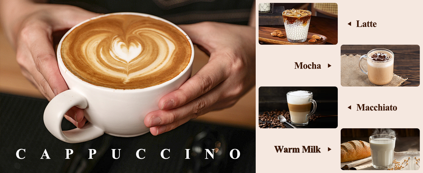 RAFOW Milk Frother Lets You Enjoy Delicious Frothy Coffee at Home