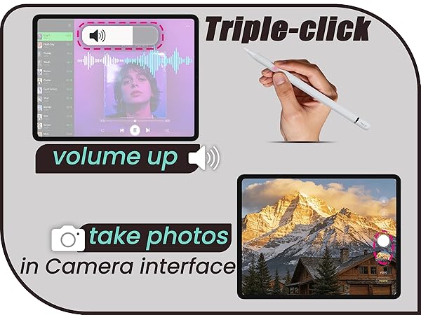 triple tap volume up