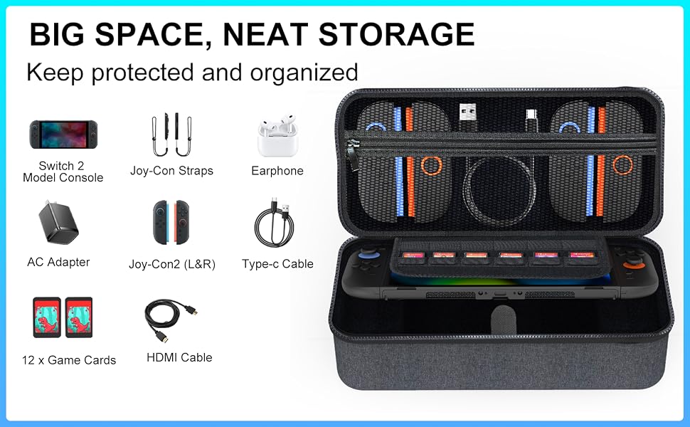 Nintendo switch 2 carrying case