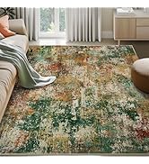 RELEANY Washable Area Rugs 5'x7' Non-Slip Modern Abstract Soft for Living Room Entryway Bedroom N...