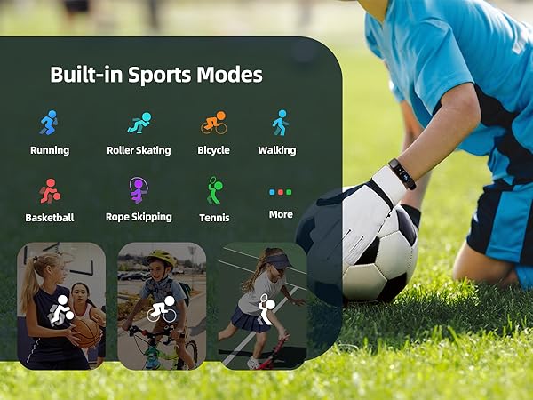 Bluilt in 20+ Sports Modes