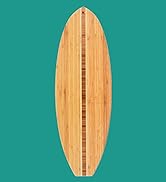 Totally Bamboo Surfboard Shaped Cutting Board