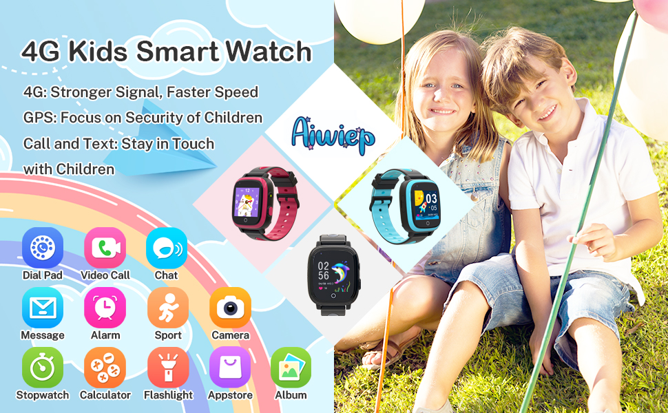 kids smart watch with gps tracker