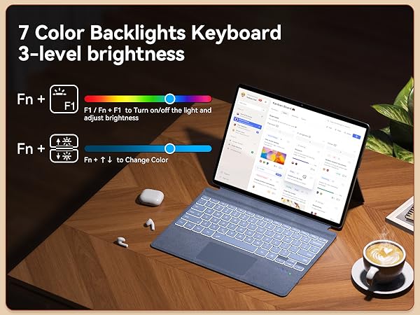 7 Color Backlights Keyboard