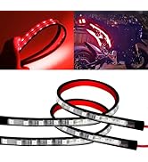 YONGMING 12 Volt Led Lights Strip for Cars Interior and Exterior,Waterproof Small Red Led Strip B...