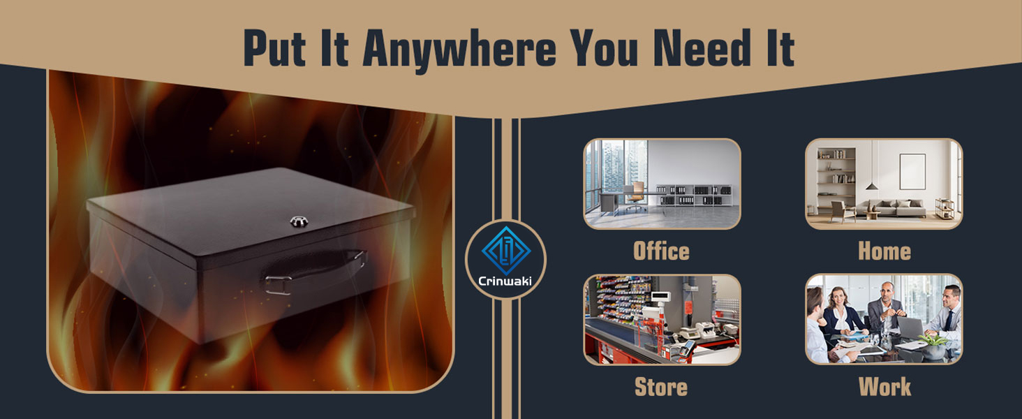 FIREPROOF SAFE BOX