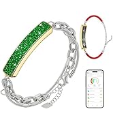 Light Luxury Smart Bracelet for Women, Crystal Birthstone Fitness Tracker with 2 Bands, All-Day H...