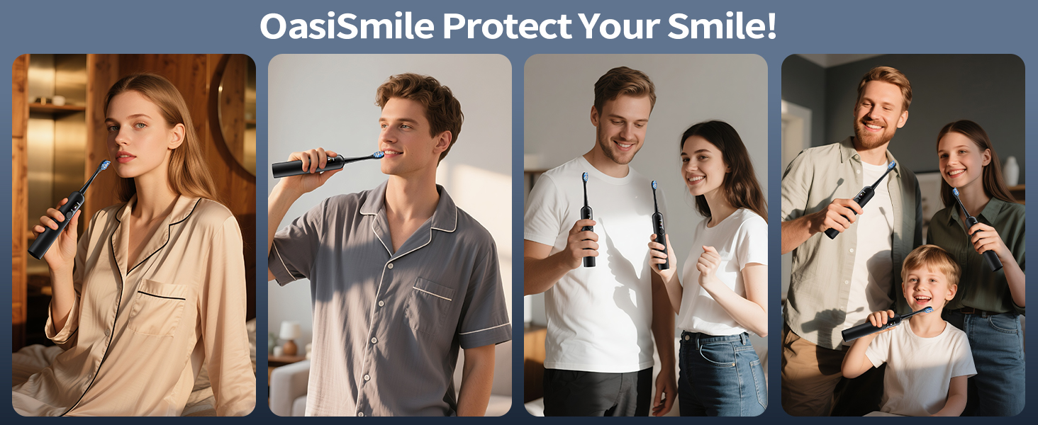 OasiSmile Electric Toothbrush for Adults