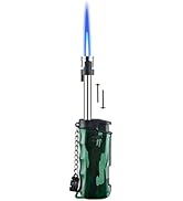 Emarful Long Reach Candle Lighter Adjustable Wand Neck Windproof Jet Torch Flame Metal Lighters R...
