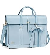 MOSISO Laptop Bag for Women, 15-15.6 inch PU Leather Laptop Shoulder Bags Convertible Backpack, 1...