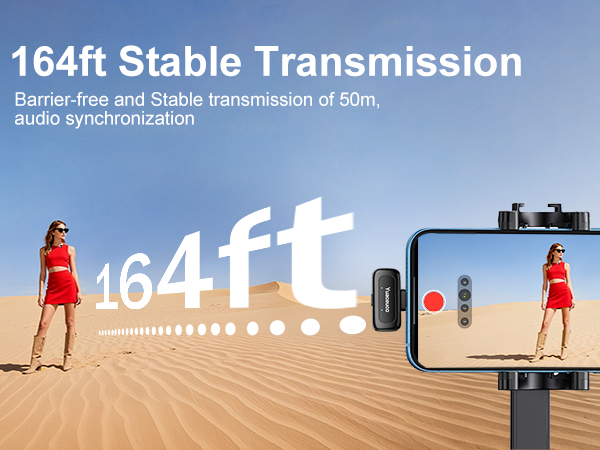 Mini Wireless Lavalier Microphone for iPhone