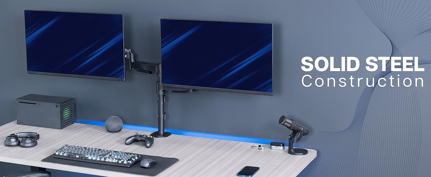 dual pneumatic arm mount