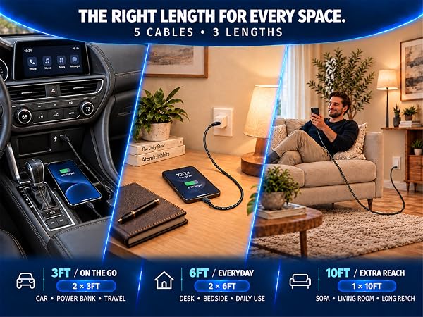 usb c cable for livingroom